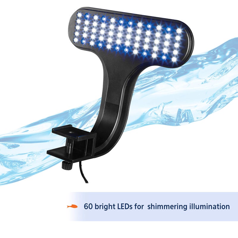 Aqueon Clip-On LED Aquarium Fish Tank Light for Planted Growing Plants for Up To 20 Gallon Aquariums - Image 4